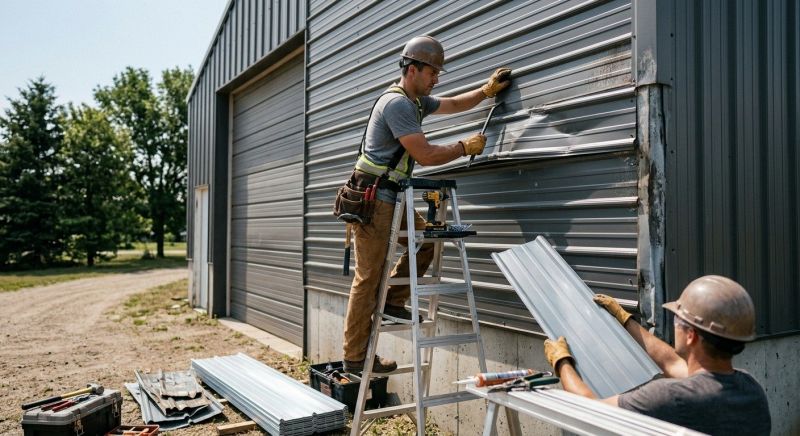 Our team working on Siding Service projects in Rutherford County, TN