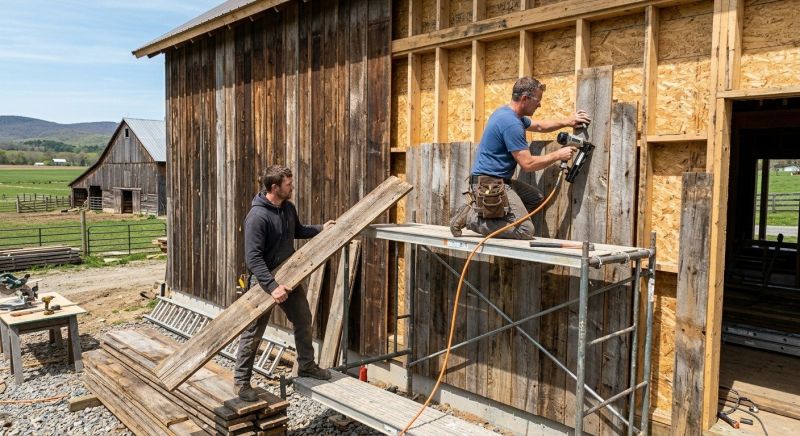 Barn Siding Installation in Lascassas, TN