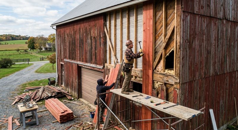 Barn Siding Replacement in Unionville, TN