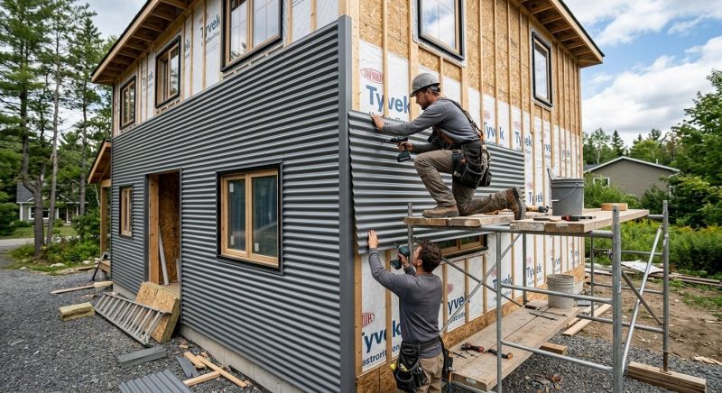 Corrugated Siding Installation in Rutherford County, TN