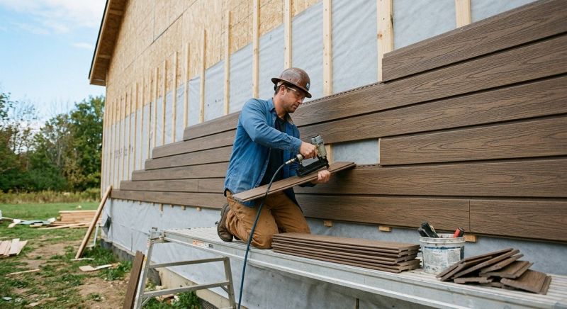 Faux Wood Siding Installation in Liberty, TN