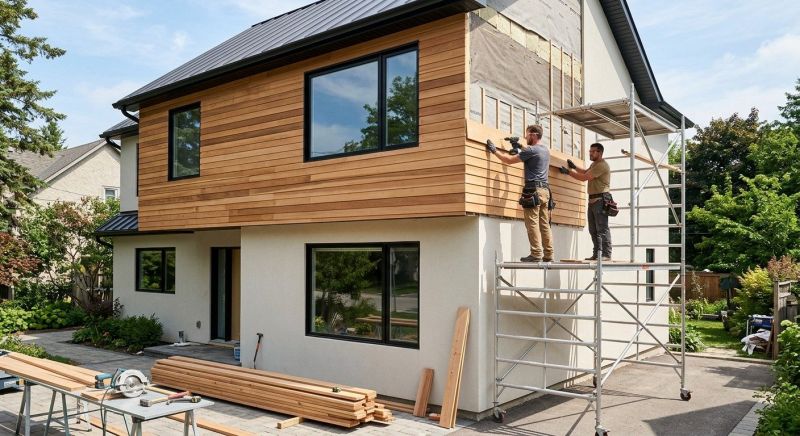 Faux Wood Siding Installation in Murfreesboro, TN