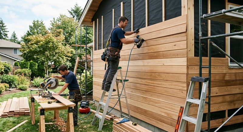 Hardwood Siding Installation in College Grove, TN