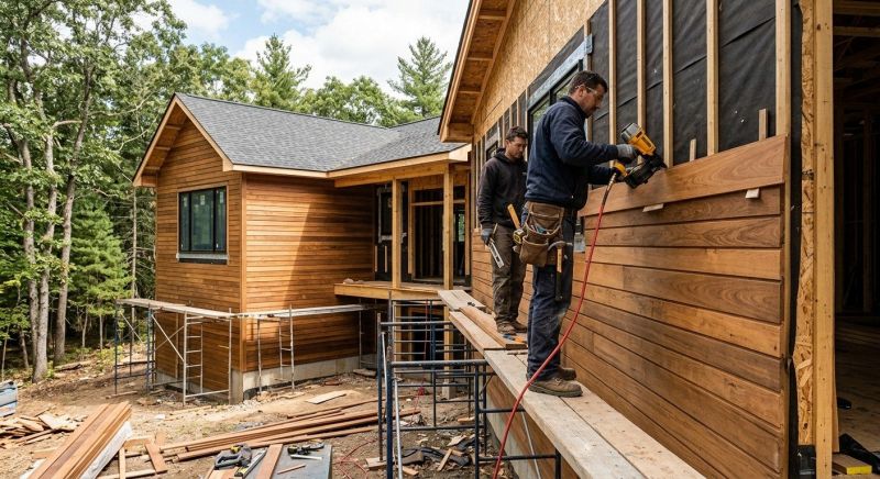 Hardwood Siding Installation in Woodbury, TN
