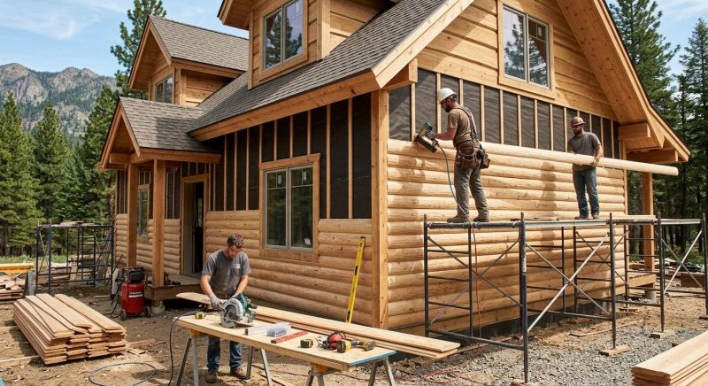 Log Siding Installation in Arrington, TN