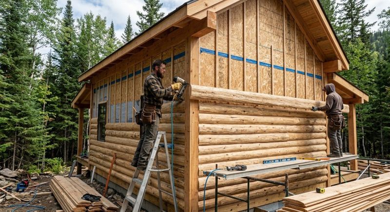 Log Siding Installation in Lebanon, TN