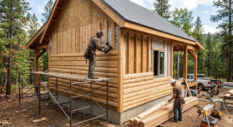 Log Siding Installation in Nolensville, TN