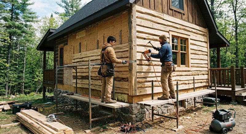 Log Siding Installation in Watertown, TN