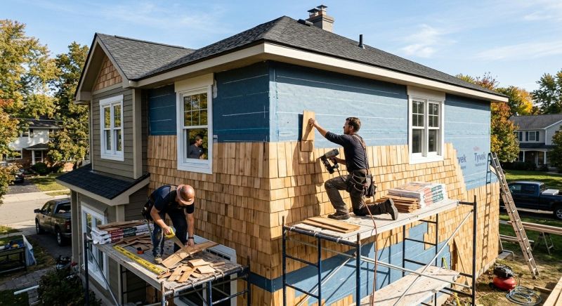 Shingle Siding Installation in Rutherford County, TN
