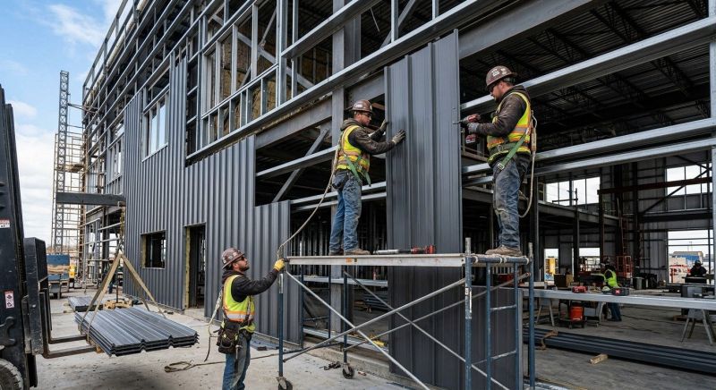 Steel Cladding Installation in Rutherford County, TN