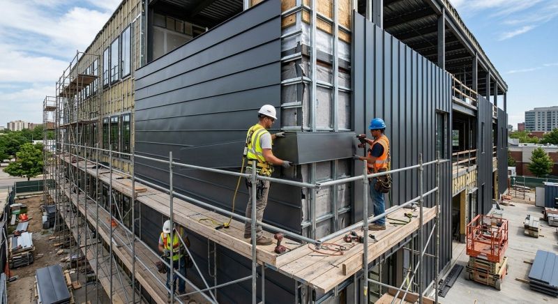 Steel Cladding Installation in Rutherford County, TN