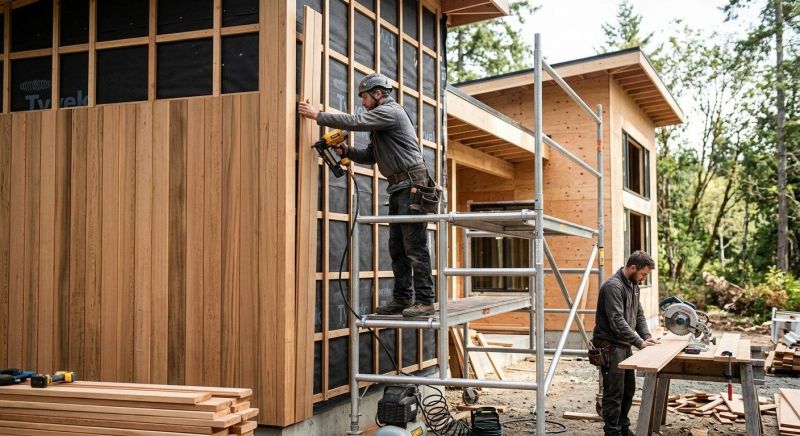 Wood Cladding Installation in College Grove, TN