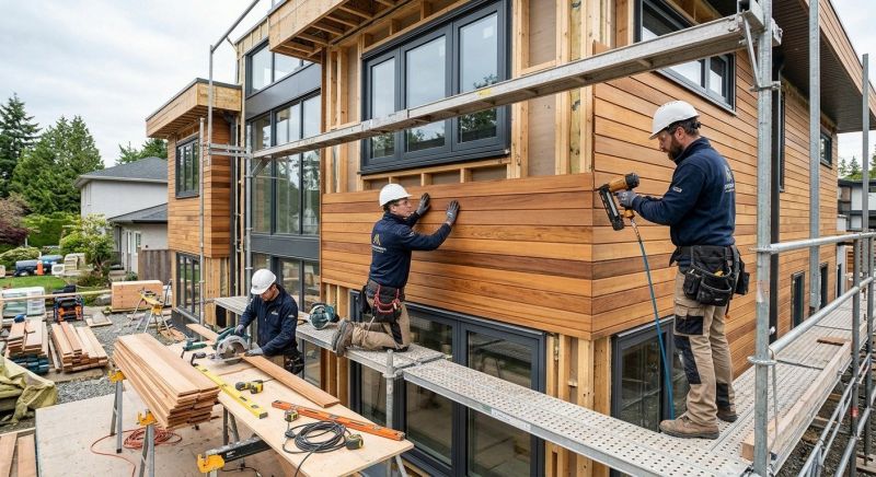 Wood Cladding Installation in Lascassas, TN