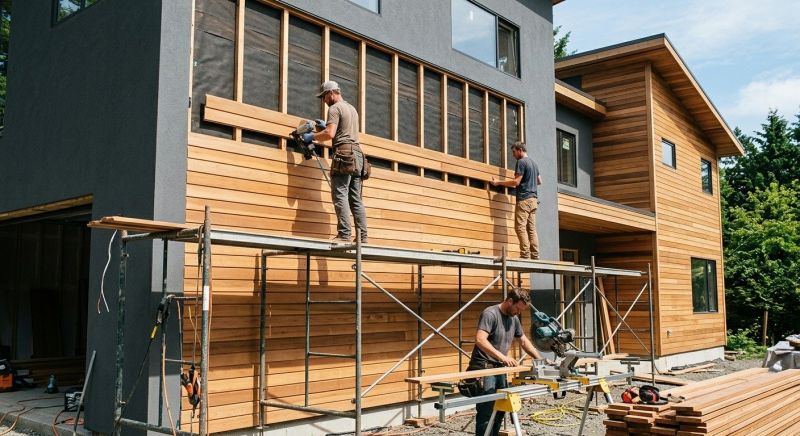 Wood Cladding Installation in Lebanon, TN