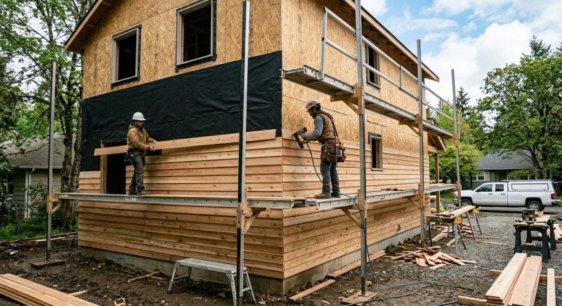 Wood Siding Installation in Chapel Hill, TN